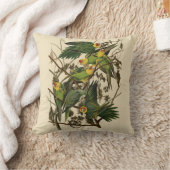 オードボンカロライナオウムイラストレーション クッション (ブランケット)