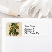 オードボンカロライナオウムイラストレーション ラベル (インサイチュ)