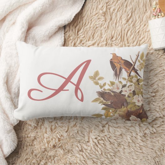 オードボンカロライナ亀の鳩パーソナライズされた枕 ランバークッション (ブランケット)