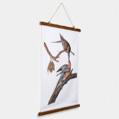 オードボンキスをする鳩 吊り下げ型タペストリー (傾斜あり)