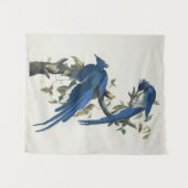 オードボンコロンビアジェイ黒スロートマグパイジェイ タペストリー (正面(横))