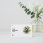 オードボンシダーワクウィングバード 名刺 (スタンド正面)