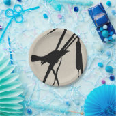 オードボンシルエットII ペーパープレート (パーティー)