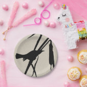 オードボンシルエットII ペーパープレート (パーティー)