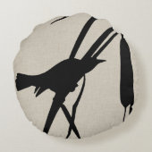 オードボンシルエットII ラウンドクッション (裏面)