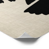 オードボンシルエットIV ポスター (角)