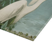 オードボンスノーイヘロンホワイトエグレットバード野鳥観察 カッティングボード (角)