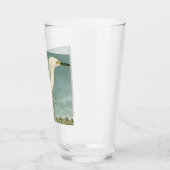 オードボンスノーイヘロンホワイトエグレットバード野鳥観察 タンブラーグラス (左)