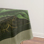 オードボンスノーイヘロンホワイトエグレットバード野鳥観察 テーブルクロス (インサイチュ)