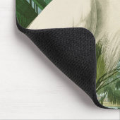 オードボンスノーイヘロンホワイトエグレットバード野鳥観察 マウスパッド (コーナー)