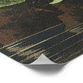 オードボンスノーイヘロン、またはホワイトエグレットプレートCCXLII ポスター (角)