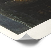 オードボンスノーウィークフクロウの鳥のアートワーク ポスター (角)