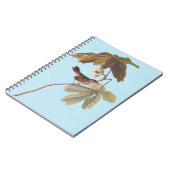 オードボンスワンプスパローバードオンワイルドマンドレーク ノートブック (左側)
