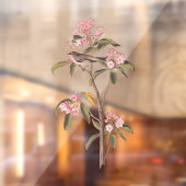 オードボンズキュービエのキングレット鳥オンピンクカリコ ウィンドウサイン (シート2)