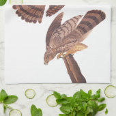 オードボンズスタンレーズホークス狩りアブルーバード キッチンタオル (折り畳み)