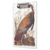 オードボンズバーズオブアメリカ野生のトルコ秋の鳥 クリップボード (左)