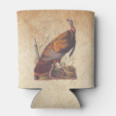 オードボンズバーズオブアメリカ野生のトルコ秋の鳥 缶クーラー (裏面)