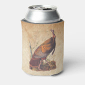 オードボンズバーズオブアメリカ野生のトルコ秋の鳥 缶クーラー (缶裏面)