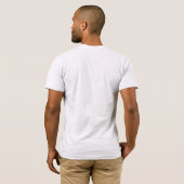 オードボンズパープルフィンチ赤い鳥オンブラックカラマツ Tシャツ (裏面フル)