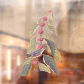 オードボンズヴィンテージブルーグリーンウォーブラーソングバード ウィンドウサイン (シート2)