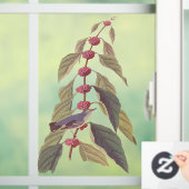 オードボンズヴィンテージブルーグリーンウォーブラーソングバード ウィンドウサイン (ホーム)