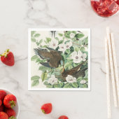 オードボンズ・モーニング・ドーブ・カロライナ絵を描ピジョン スタンダードカクテルナプキン (インサイチュ)