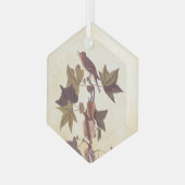 オードボントレイルのフライキャッチャー ガラスオーナメント (正面左)