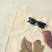 オードボントレイルズフライキャッチャー松鳥 ビーチタオル (インサイチュ)