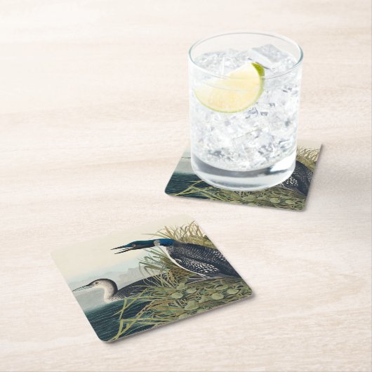 オードボンバードルーンダイバークラシック スクエアペーパーコースター (インサイチュ)