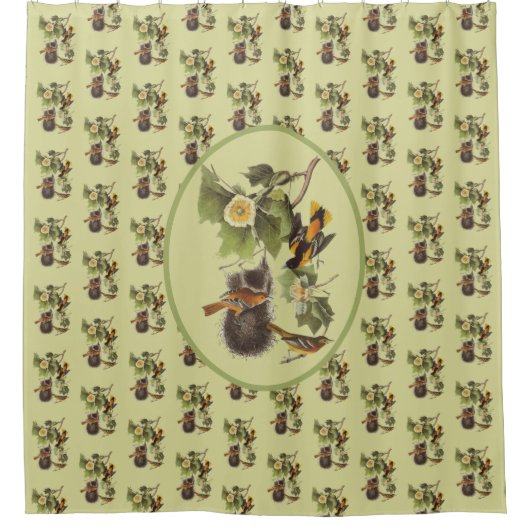 オードボンバードヴィンテージトゥルーパリオール シャワーカーテン (正面)