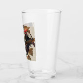 オードボンパイレーテッドウッドペッカ絵画ーの鳥 タンブラーグラス (左)