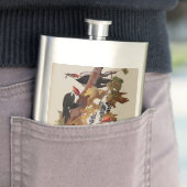 オードボンパイレーテッドウッドペッカ絵画ーの鳥 フラスク (インサイチュ)