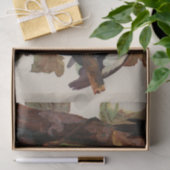 オードボンパイレーテッドウッドペッカ絵画ーの鳥 薄葉紙 (ギフト)