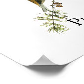 オードボンパープルフィンチ ポスター (角)