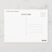 オードボンフラミンゴ ポストカード (裏面)