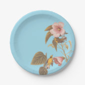 オードボンブルーウィングイエローウォーブラーズ ペーパープレート (正面)