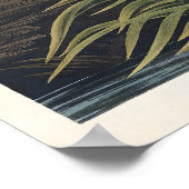 オードボンブルー素晴らしヘロンウェットランドエンジェシー ポスター (角)