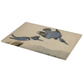 オードボンベルテッドキングフィッシャー野生鳥 カッティングボード (角)