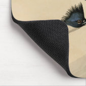 オードボンベルテッドキングフィッシャー野生鳥 マウスパッド (コーナー)