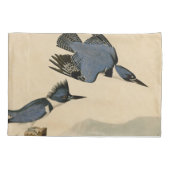 オードボンベルテッドキングフィッシャー野生鳥 枕カバー (裏面)