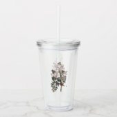 オードボンホワイトアイドヴィレオソングバード アクリルタンブラー (正面)