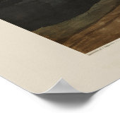 オードボンホワイトペリカンバードヴィンテージプリント ポスター (角)