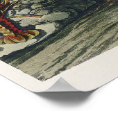 オードボンホワイトルビスバードワイルフ絵を描ェーズ ポスター (角)