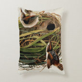 オードボンマーシュウォレンバードアート アクセントクッション (正面(垂直))