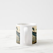 オードボンルイジアナヘロンバーズアメリカアート エスプレッソカップ (裏面)