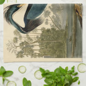 オードボンルイジアナヘロンバーズアメリカアート キッチンタオル (折り畳み)