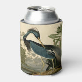 オードボンルイジアナヘロンバーズアメリカアート 缶クーラー (缶正面)