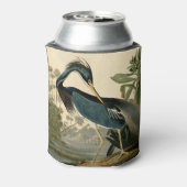 オードボンルイジアナヘロンバーズアメリカアート 缶クーラー (缶裏面)