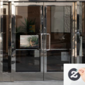 オードボンロングのカレーバード ウィンドウサイン (オフィスドア)