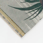 オードボンロングのカレーバード フリースブランケット (角)